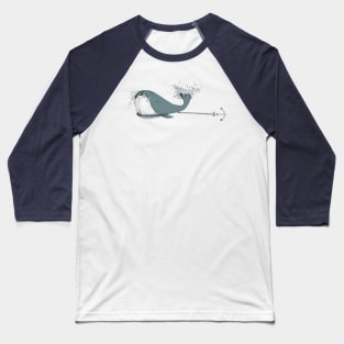 Whale splash Baseball T-Shirt